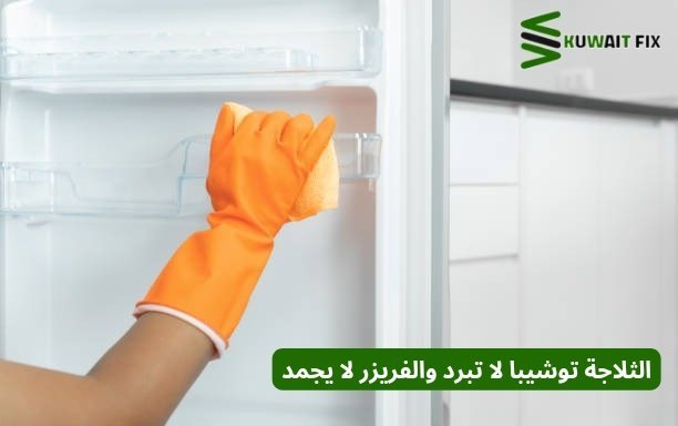 الثلاجة توشيبا لا تبرد والفريزر لا يجمد